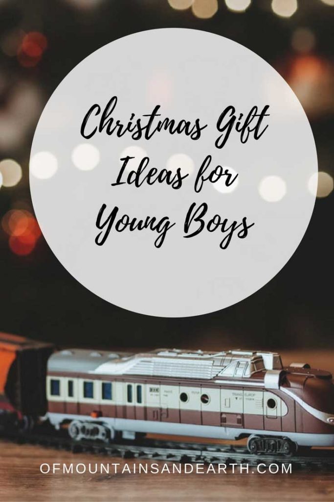 Christmas gift ideas for young boys.